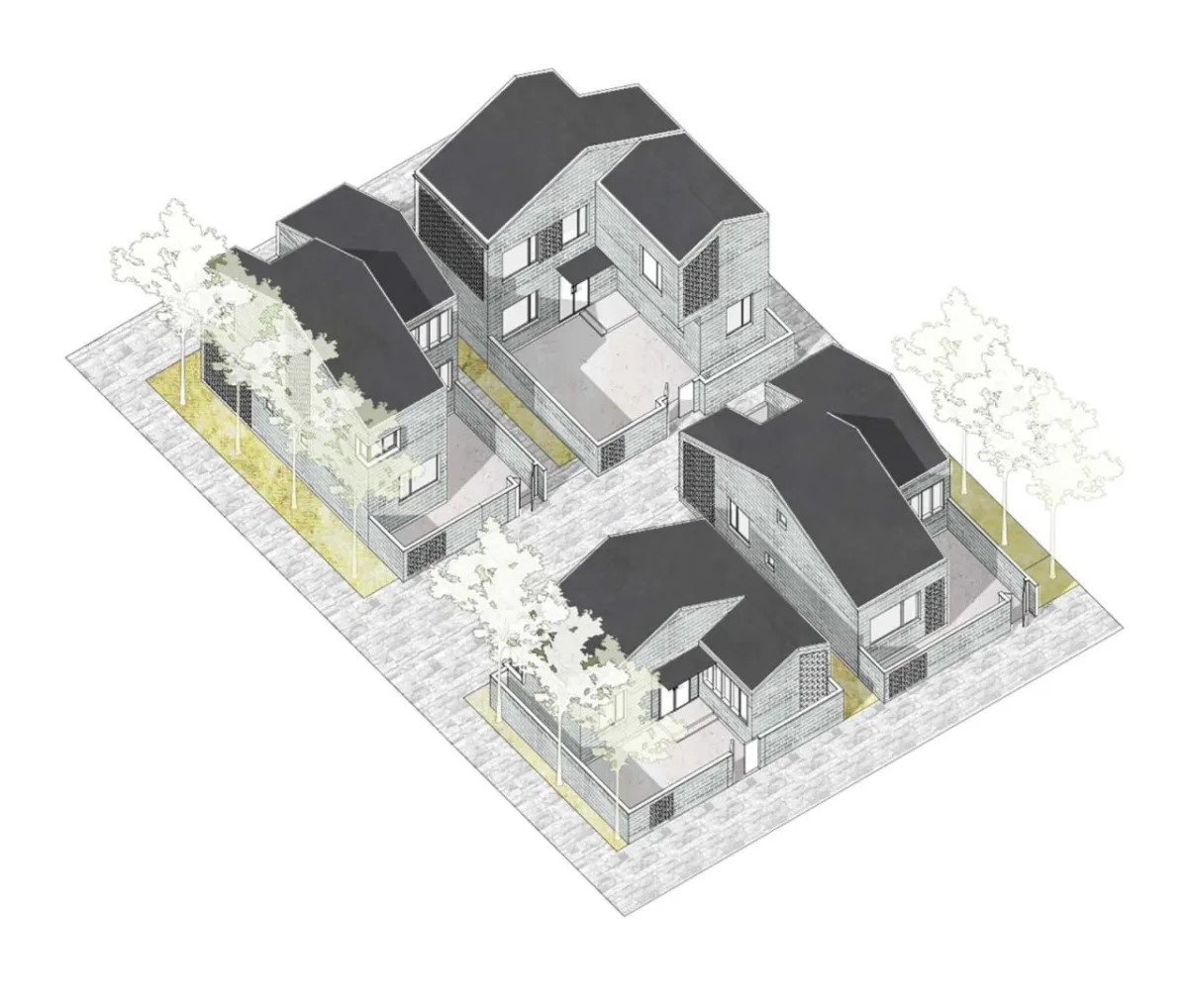 BIM建筑|阜宁县益林镇穆沟村新型社区 / 南大设计院周凌工作室