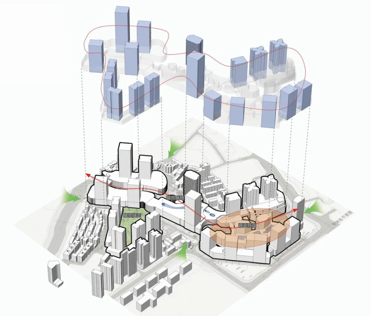 BIM建筑|十年筑造，一座天街一座城：重庆龙湖时代天街E馆 / 成执设计