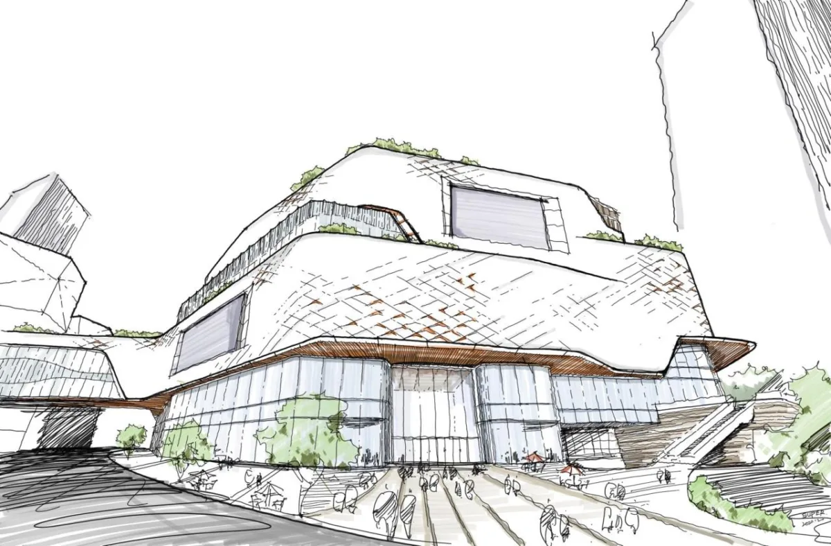 BIM建筑|十年筑造，一座天街一座城：重庆龙湖时代天街E馆 / 成执设计