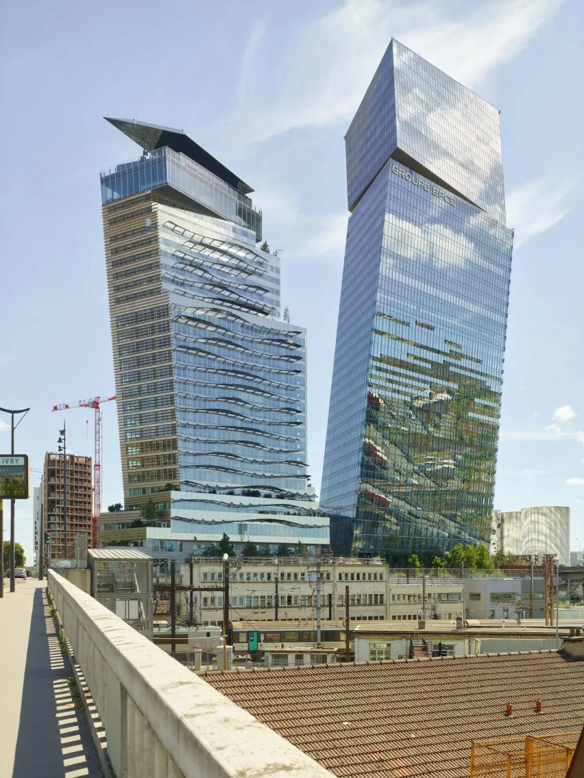 BIM建筑|让·努维尔在巴黎完成倾斜的摩天大楼