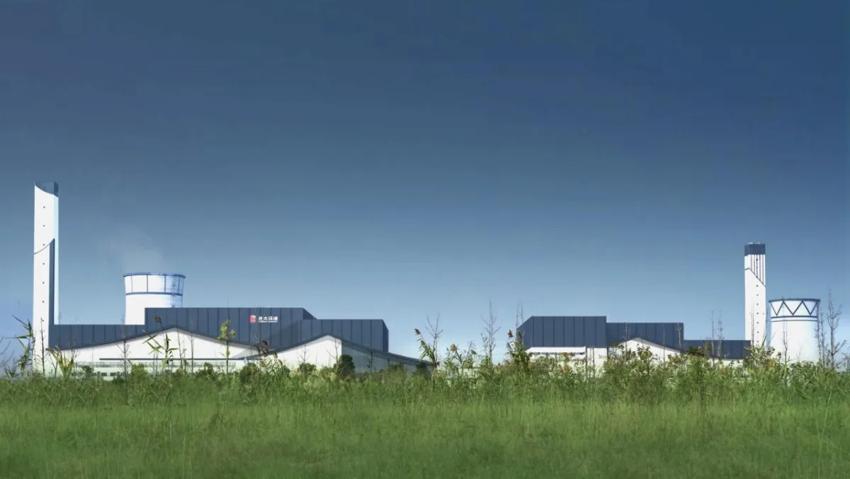 BIM建筑|锡东生活垃圾焚烧发电厂外立面改造 / 广州华科工程技术有限公司