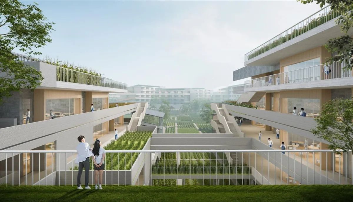 BIM建筑|湾区重点学校方案设计：佛山一中顺德学校 / AG汇创