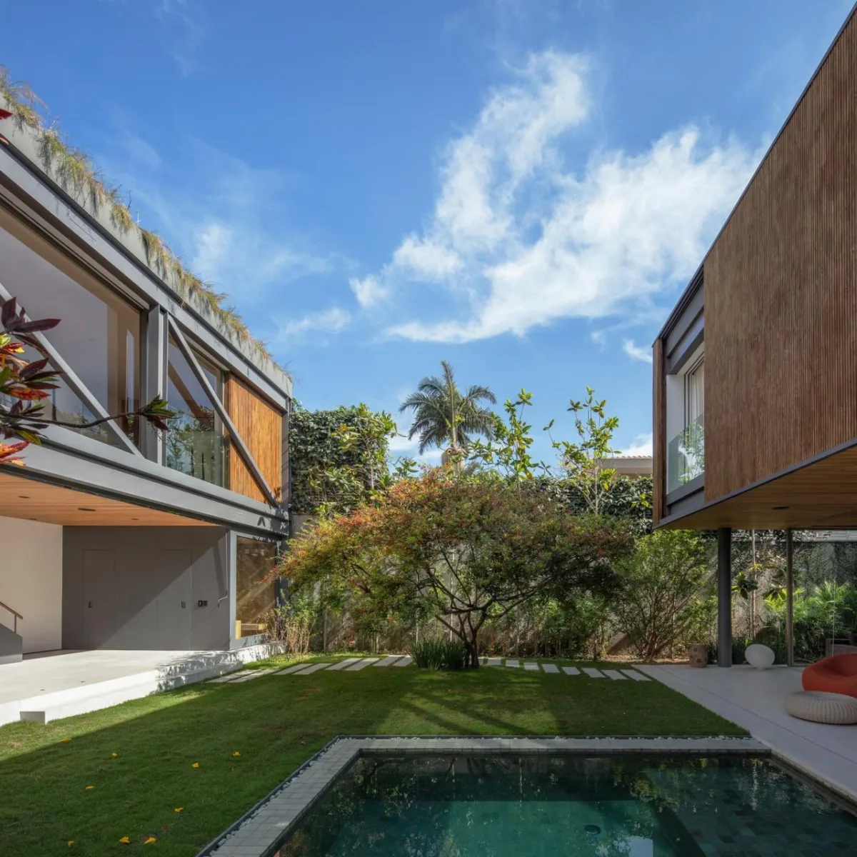 BIM建筑|桁架住宅 / Terra Capobianco + Galeria Arquitetos