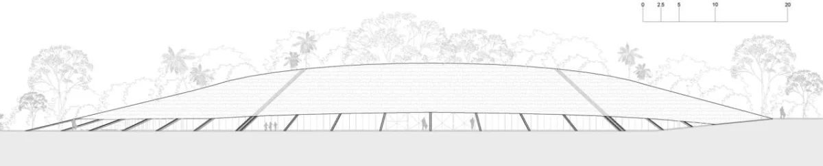 BIM建筑|覆盖在大地上，查普尔特佩克环境文化中心 / ERREqERRE Arquitectura y Urbanismo + Taller ID