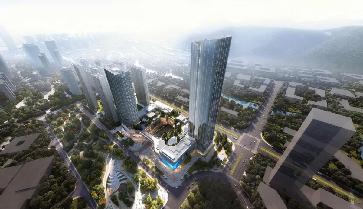 BIM建筑|长沙招商梅溪湖花园城方案首发：【二十四时·森活童行】科技生态有氧MALL / 三益中国