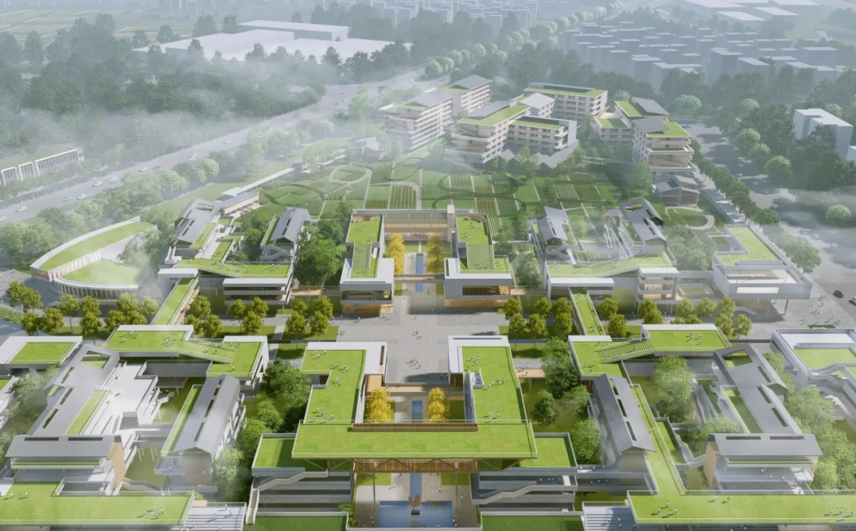 BIM建筑|湾区重点学校方案设计：佛山一中顺德学校 / AG汇创