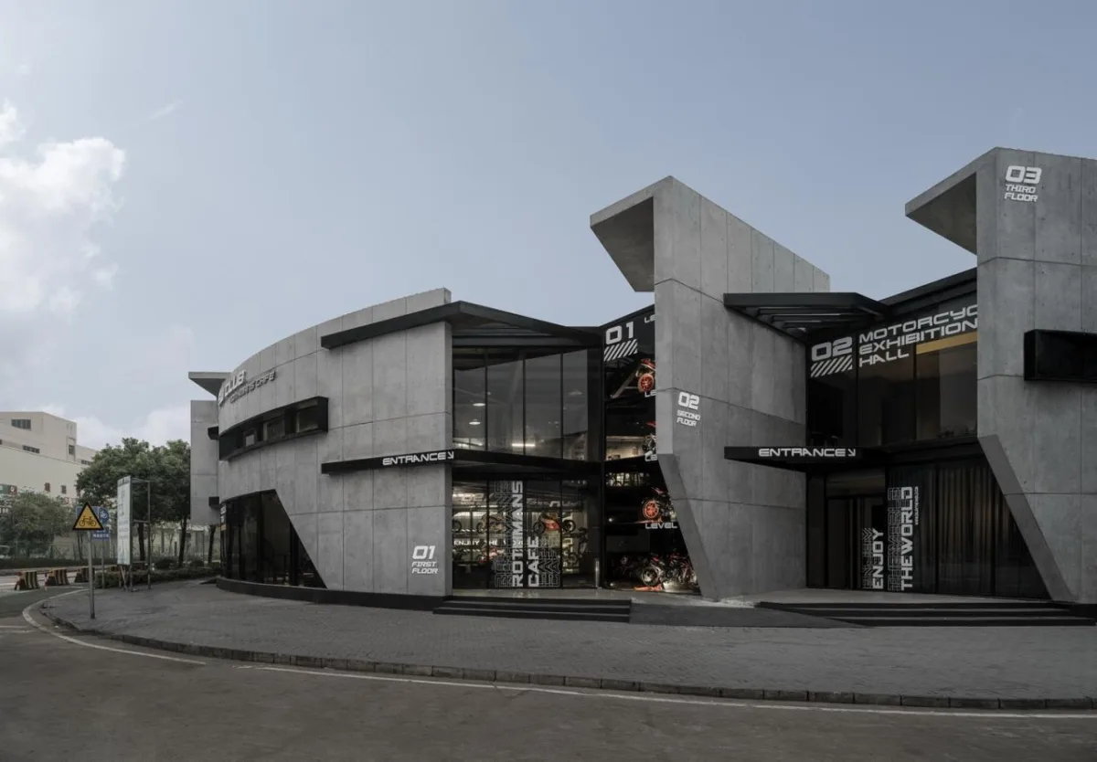 BIM建筑|机器与隐喻的诗学：顺德EW机车展厅 / SN-A超然建筑