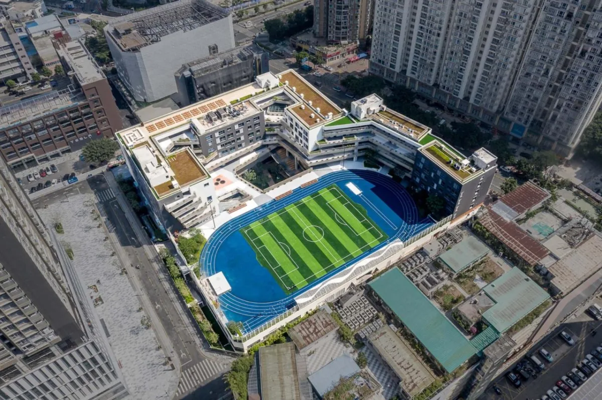 BIM建筑|桃园小学 / 立方建筑设计
