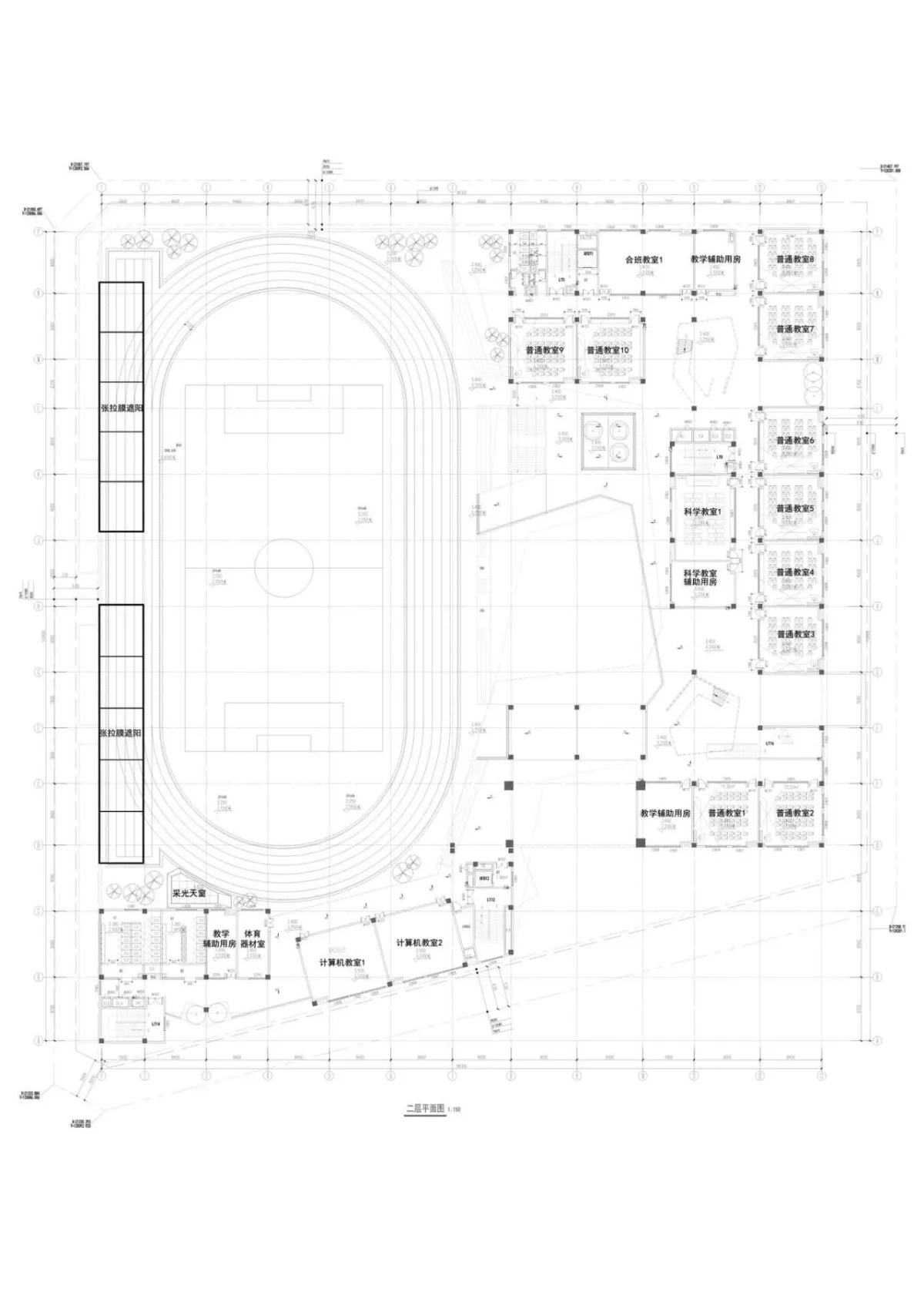 BIM建筑|桃园小学 / 立方建筑设计