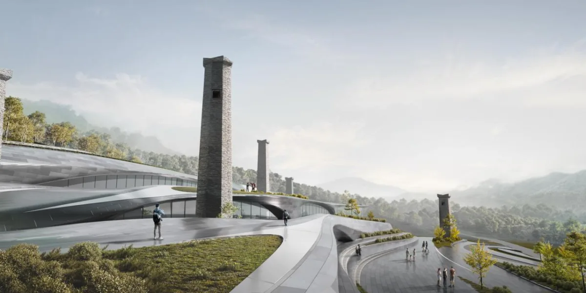 BIM建筑|藏碉石韵：四川省甘孜州丹巴县莫洛村文化综合体建筑设计 / 外行建筑