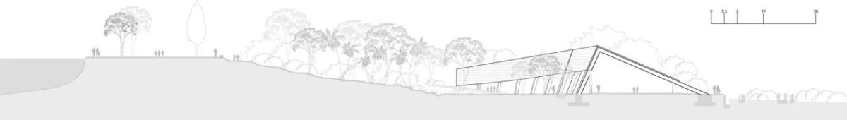 BIM建筑|覆盖在大地上，查普尔特佩克环境文化中心 / ERREqERRE Arquitectura y Urbanismo + Taller ID