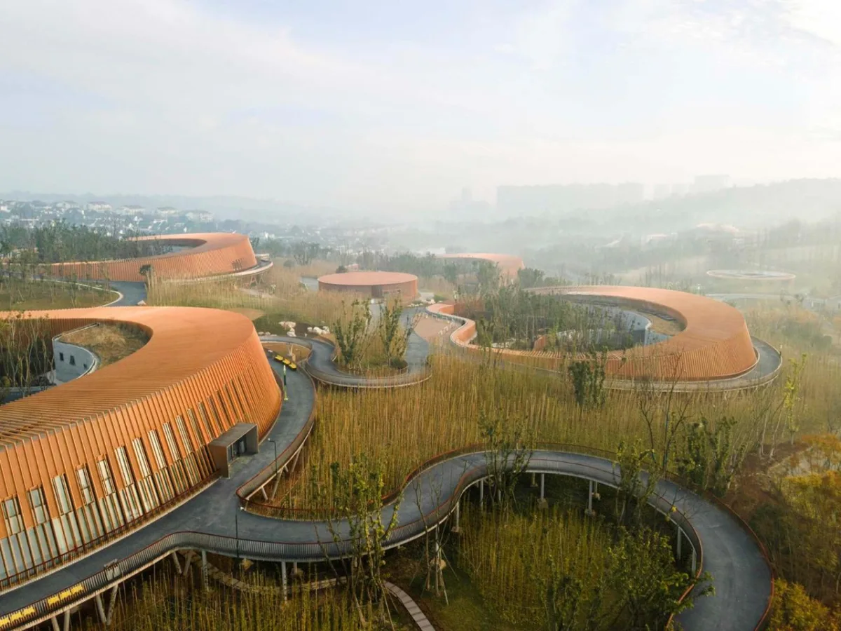 BIM建筑|成都熊猫新舍: 溪谷林壑间的自然栖居 / EID Arch姜平工作室