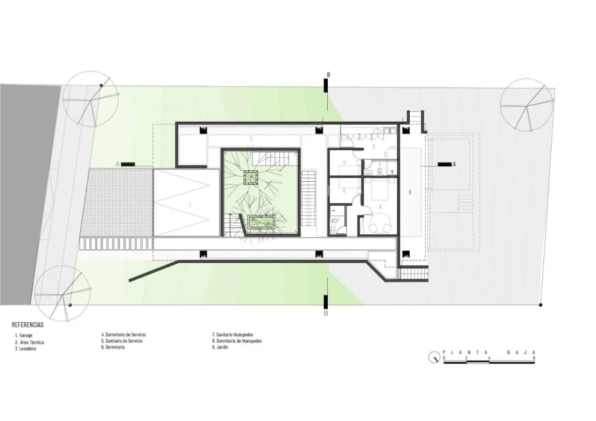 BIM建筑|流通空间，Yvyraju 之家 / OMCM arquitectos