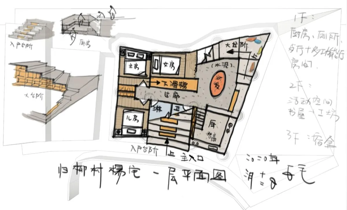 BIM建筑|归柳杨宅 / 無名营造社建筑事务所