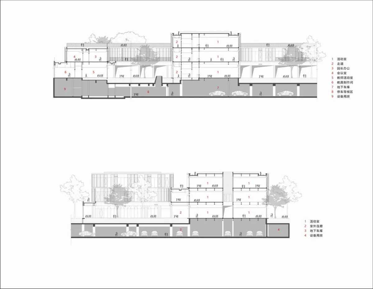 BIM建筑|串联的无界活动空间：杭州市滨江区东方郡幼儿园江晖分园 / 浙江大学建筑设计研究院有限公司