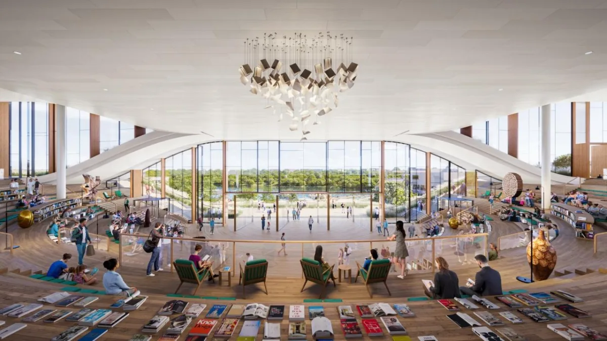 BIM建筑|美国新社区图书馆方案 / Heatherwick Studio