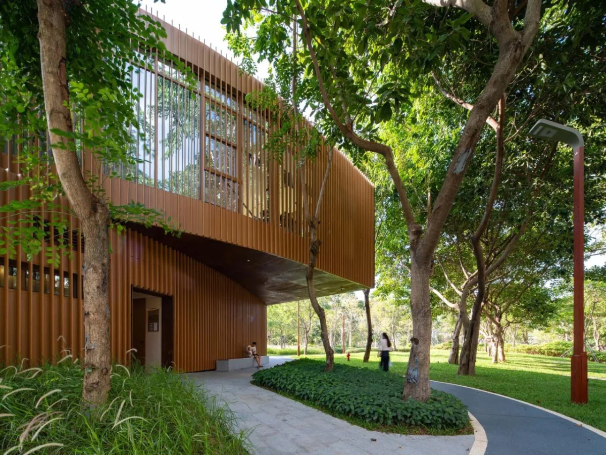 BIM建筑|大沙河生态长廊环形树屋 / 一树建筑工作室