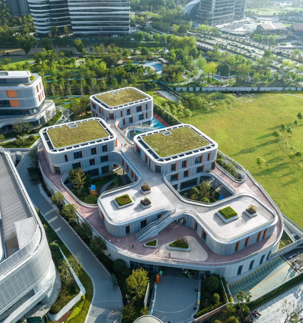 BIM建筑|串联的无界活动空间：杭州市滨江区东方郡幼儿园江晖分园 / 浙江大学建筑设计研究院有限公司