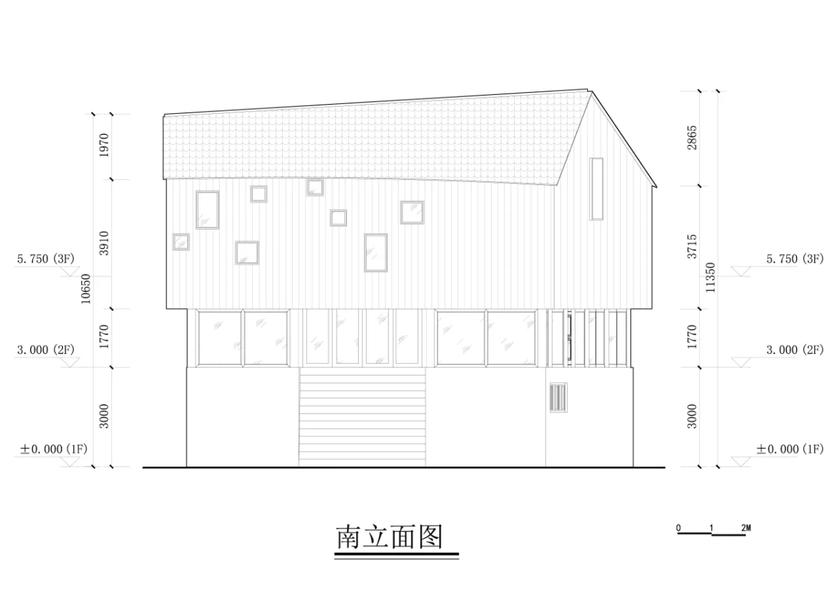BIM建筑|归柳杨宅 / 無名营造社建筑事务所