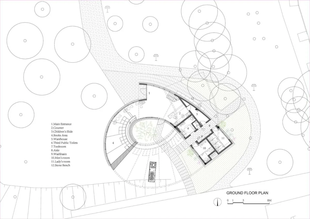 BIM建筑|大沙河生态长廊环形树屋 / 一树建筑工作室