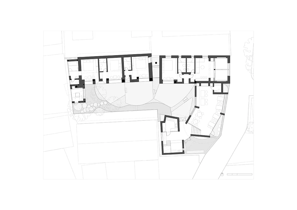 BIM建筑|小喜民宿：混乱是阶梯 / 大料建筑