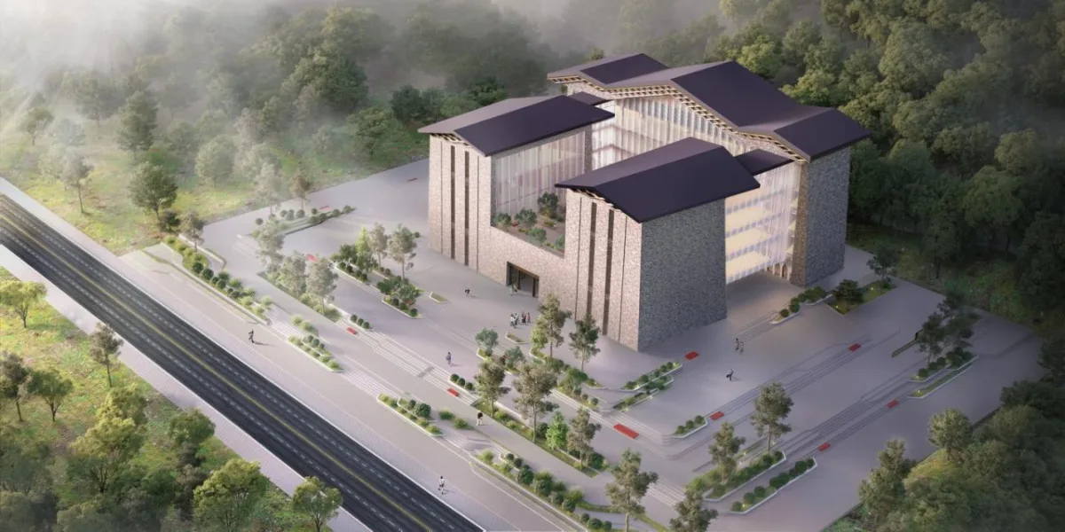 BIM建筑|西索石寨——马尔康市西索村文化综合体建筑设计 / 外行建筑