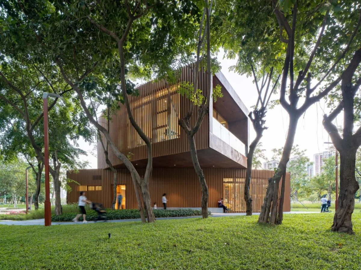 BIM建筑|大沙河生态长廊环形树屋 / 一树建筑工作室