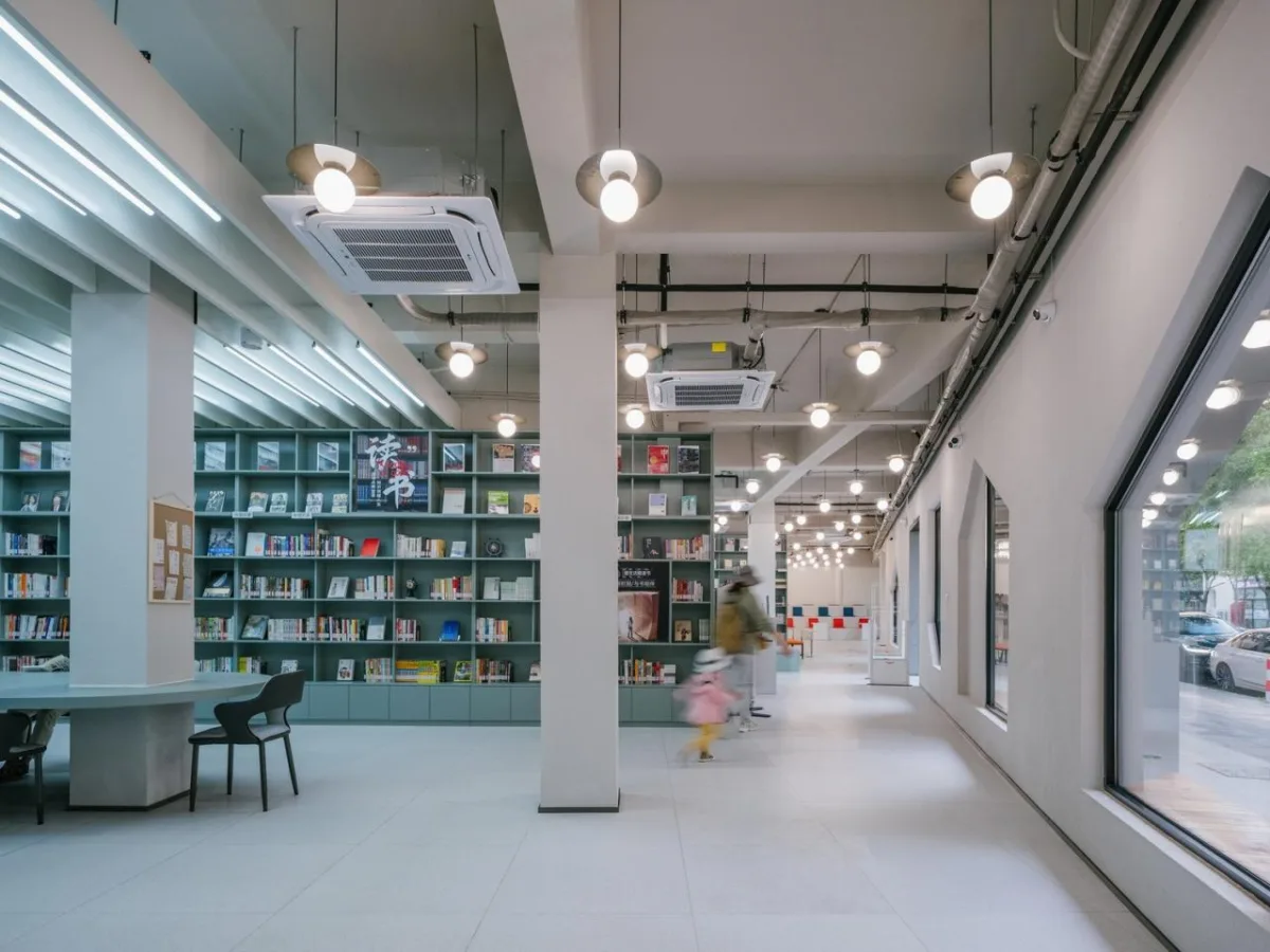 BIM建筑|上海幸乐路城市书屋：书香为邻，家门口的“心灵驿站” / 三益中国