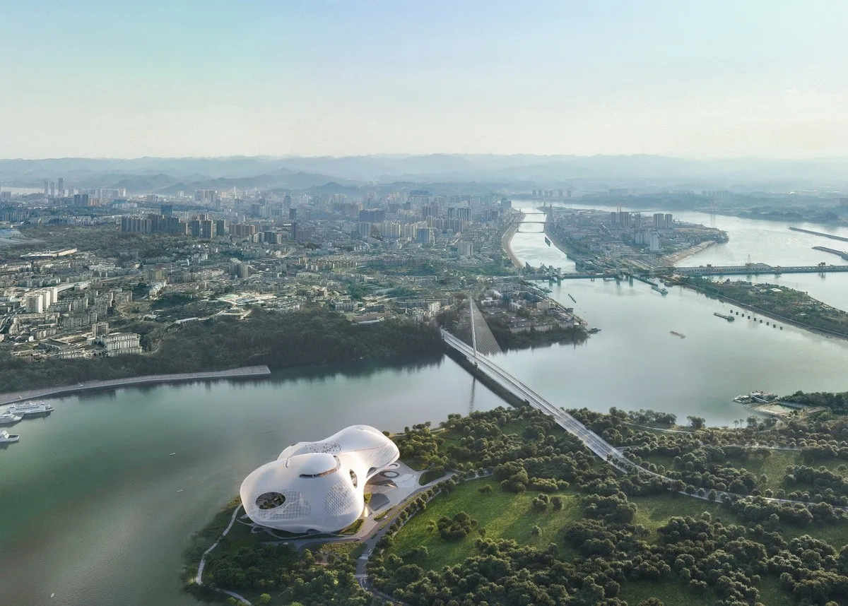 BIM建筑|以建造来修复被破坏的场地：宜昌大剧院中标深化方案 / OPEN