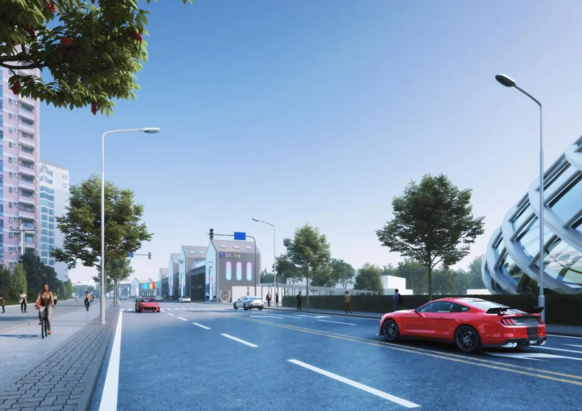 BIM建筑|DT公园西街数字孪生商街更新方案探索 / UUA建筑师事务所