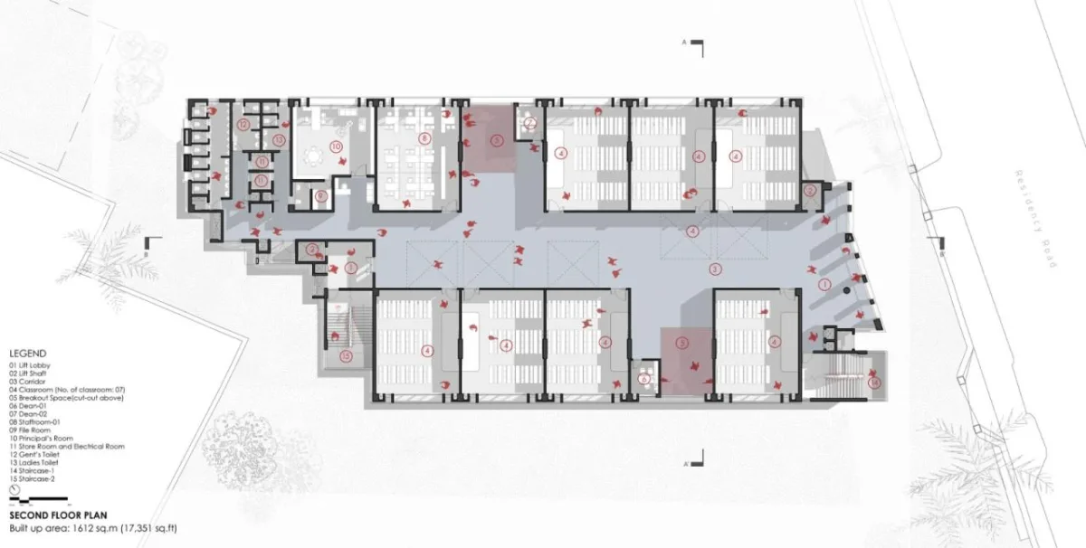 BIM建筑|班加罗尔圣约瑟夫法学院 / BetweenSpaces