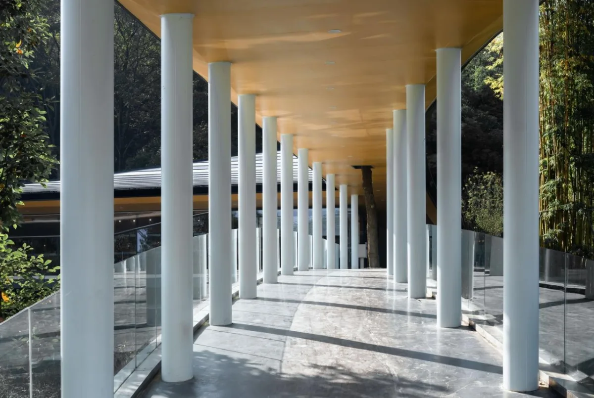 BIM建筑|竹文化的意象解读：崇州·竹艺村游客中心 / 小隐建筑