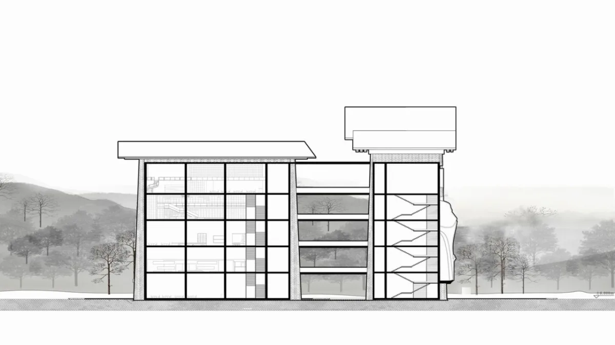 BIM建筑|西索石寨——马尔康市西索村文化综合体建筑设计 / 外行建筑