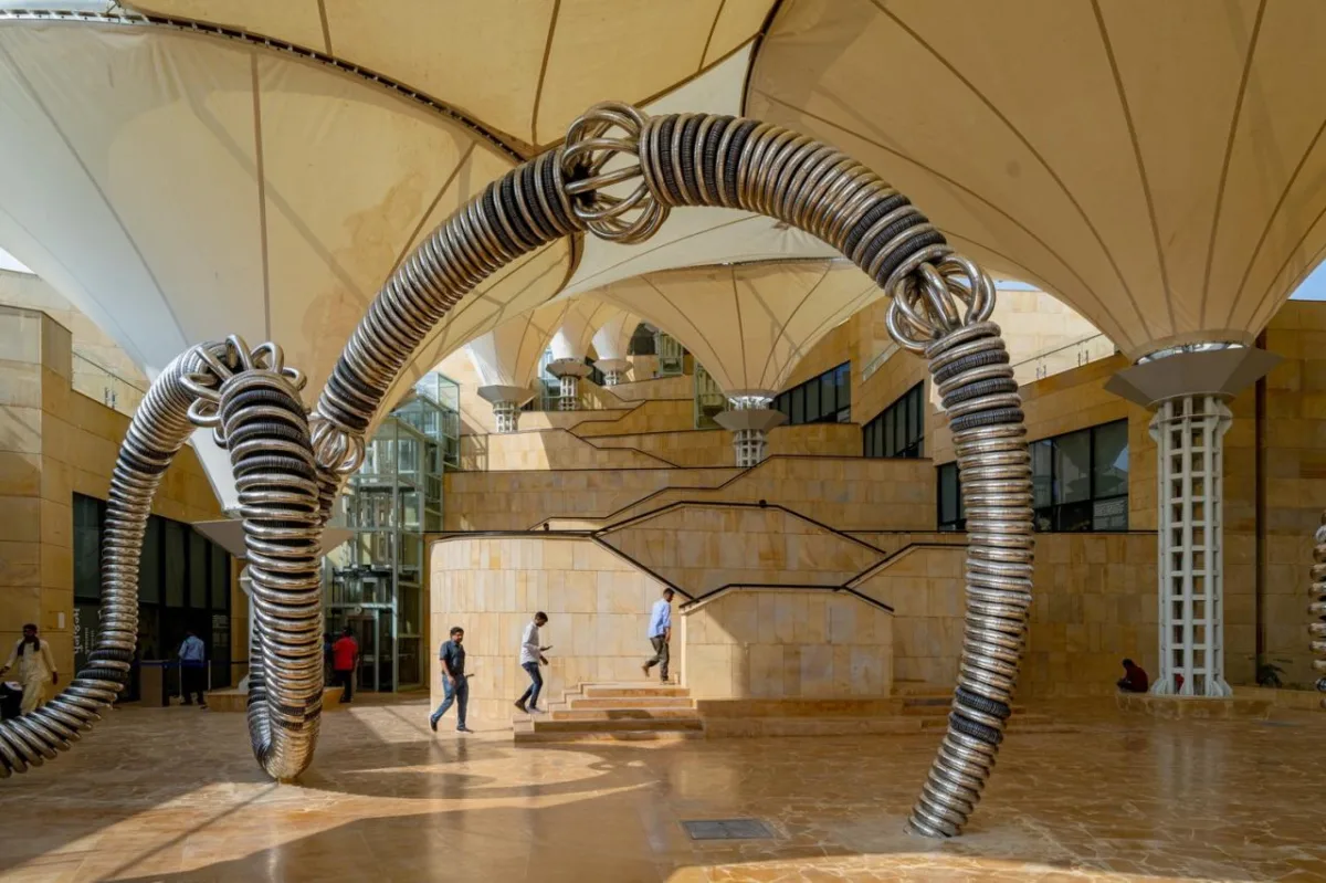 BIM建筑|Smritivan 地震纪念馆 / Vastushilpa Sangath