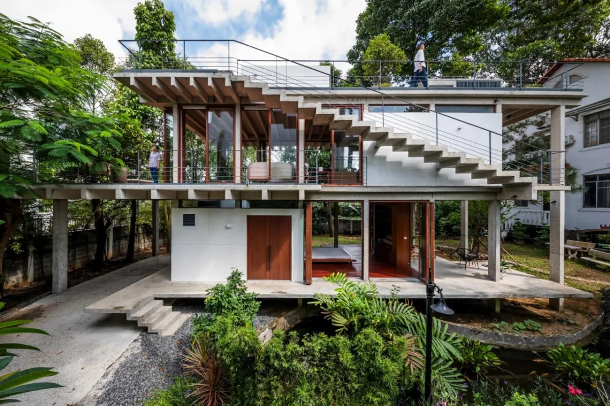 BIM建筑|漂浮住宅 / Sanuki Daisuke architects