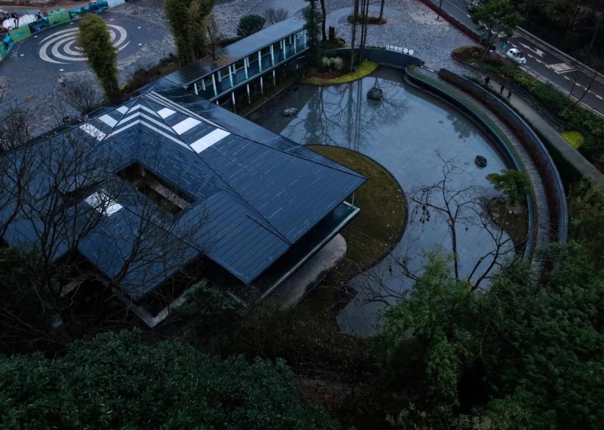 BIM建筑|竹文化的意象解读：崇州·竹艺村游客中心 / 小隐建筑