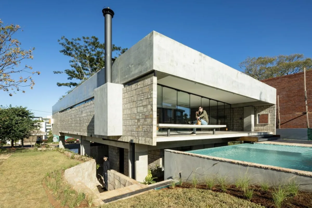 BIM建筑|流通空间，Yvyraju 之家 / OMCM arquitectos