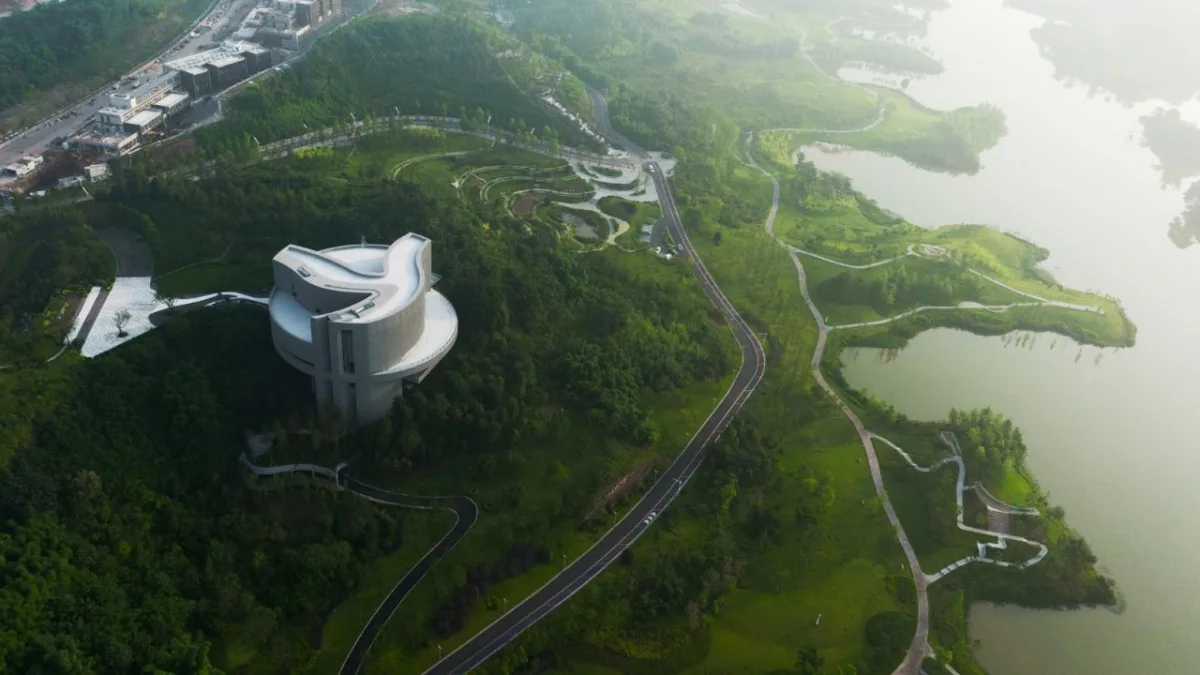 BIM建筑|重庆两江协同创新区规划展示中心 / 汤桦建筑设计