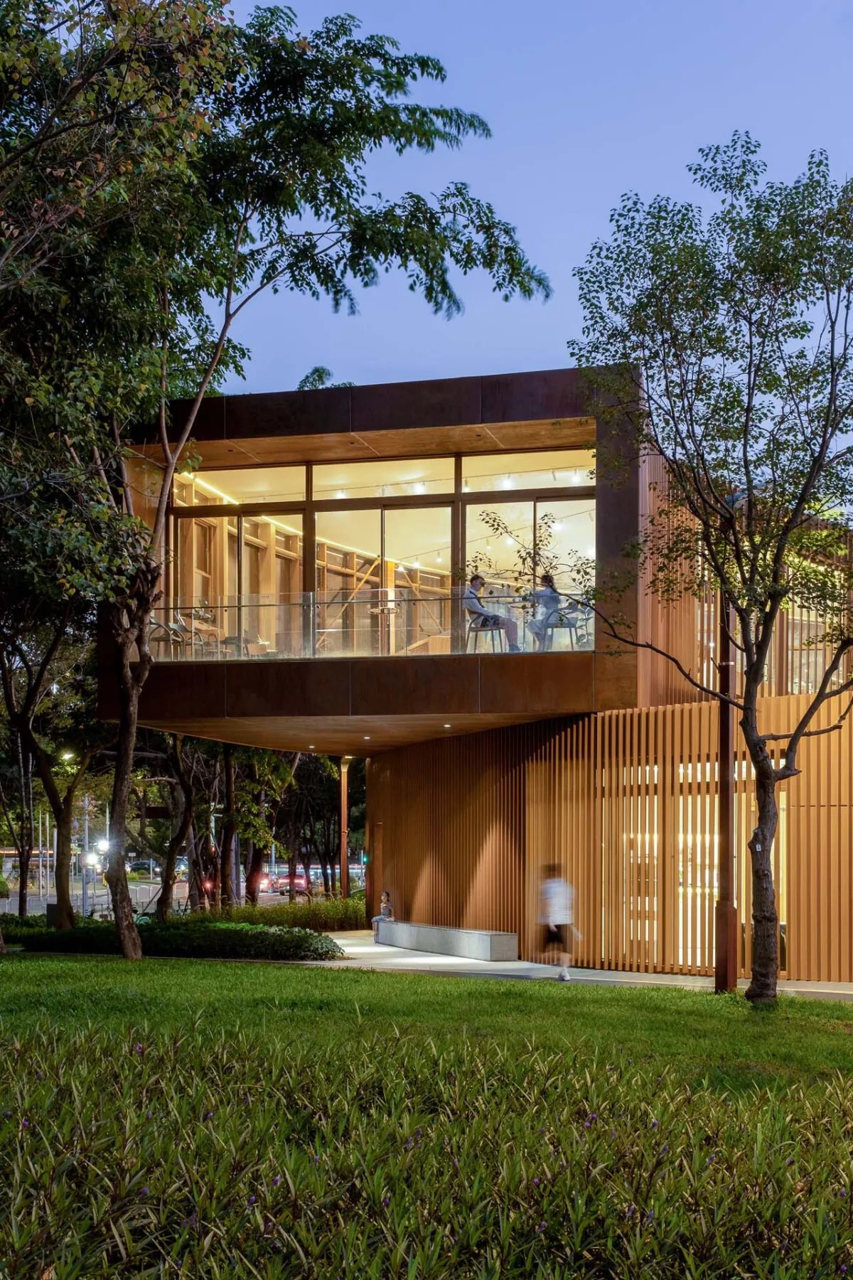 BIM建筑|大沙河生态长廊环形树屋 / 一树建筑工作室