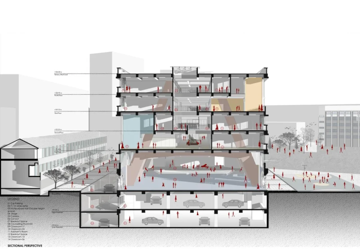 BIM建筑|班加罗尔圣约瑟夫法学院 / BetweenSpaces