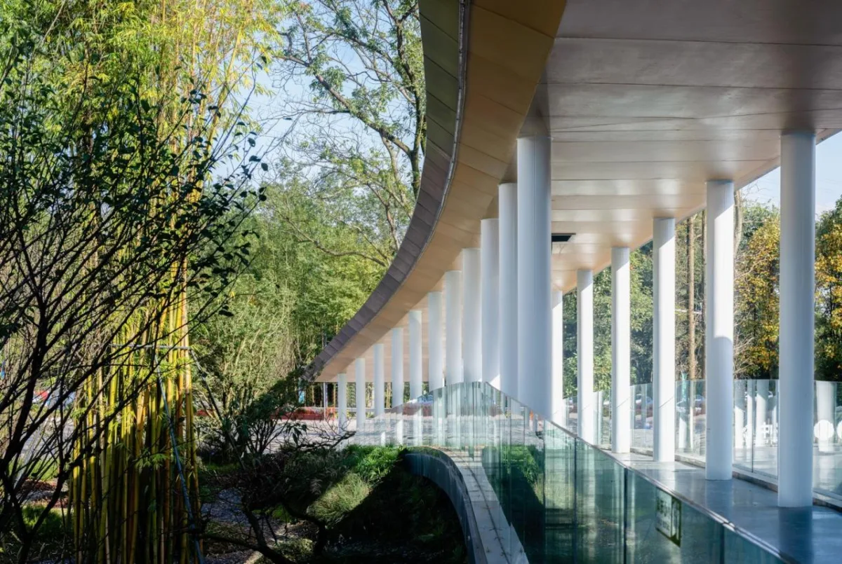 BIM建筑|竹文化的意象解读：崇州·竹艺村游客中心 / 小隐建筑