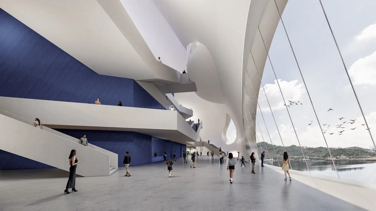 BIM建筑|以建造来修复被破坏的场地：宜昌大剧院中标深化方案 / OPEN