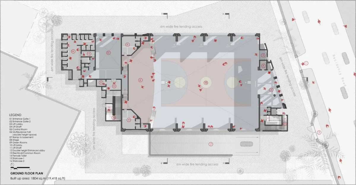 BIM建筑|班加罗尔圣约瑟夫法学院 / BetweenSpaces