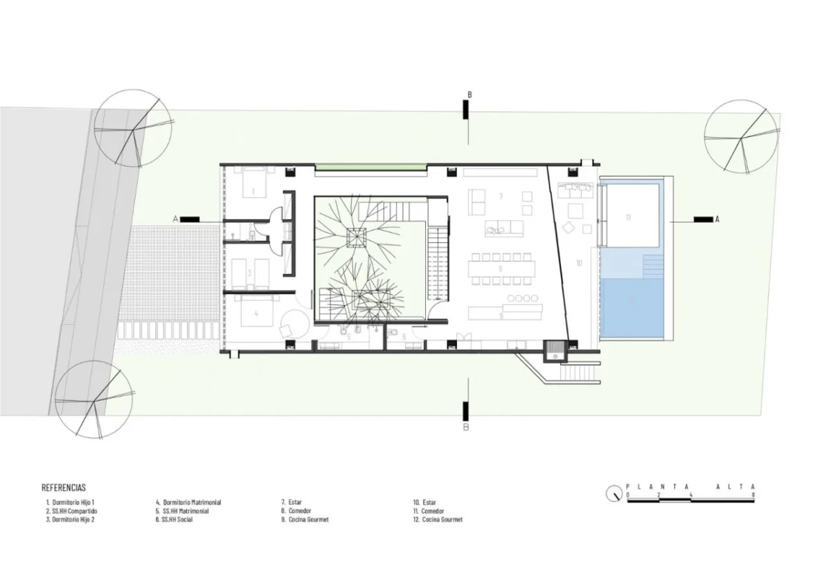 BIM建筑|流通空间，Yvyraju 之家 / OMCM arquitectos