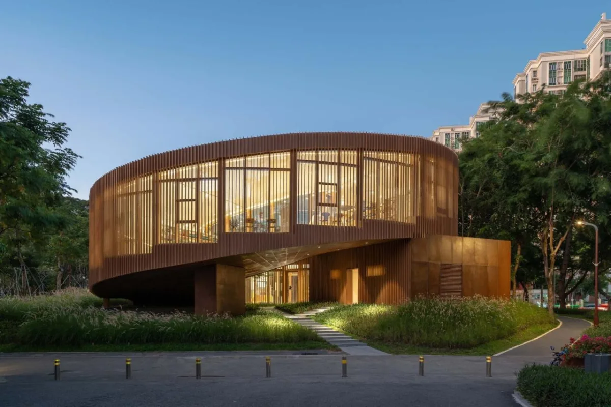 BIM建筑|大沙河生态长廊环形树屋 / 一树建筑工作室
