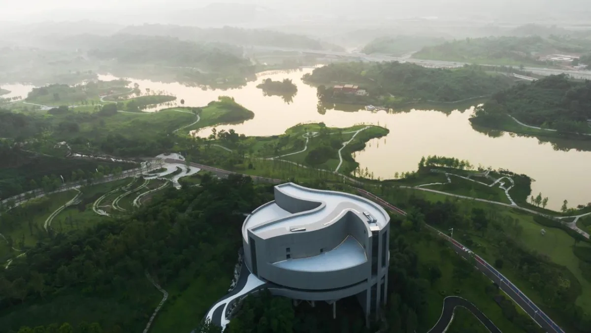 BIM建筑|重庆两江协同创新区规划展示中心 / 汤桦建筑设计