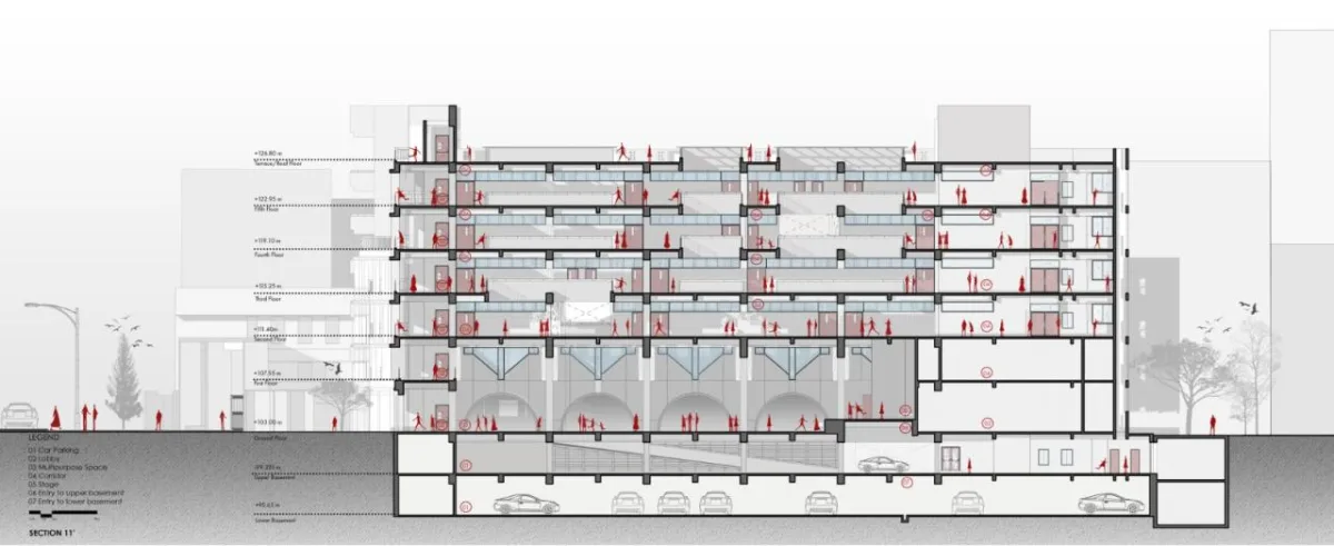 BIM建筑|班加罗尔圣约瑟夫法学院 / BetweenSpaces