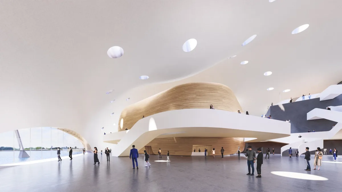 BIM建筑|以建造来修复被破坏的场地：宜昌大剧院中标深化方案 / OPEN