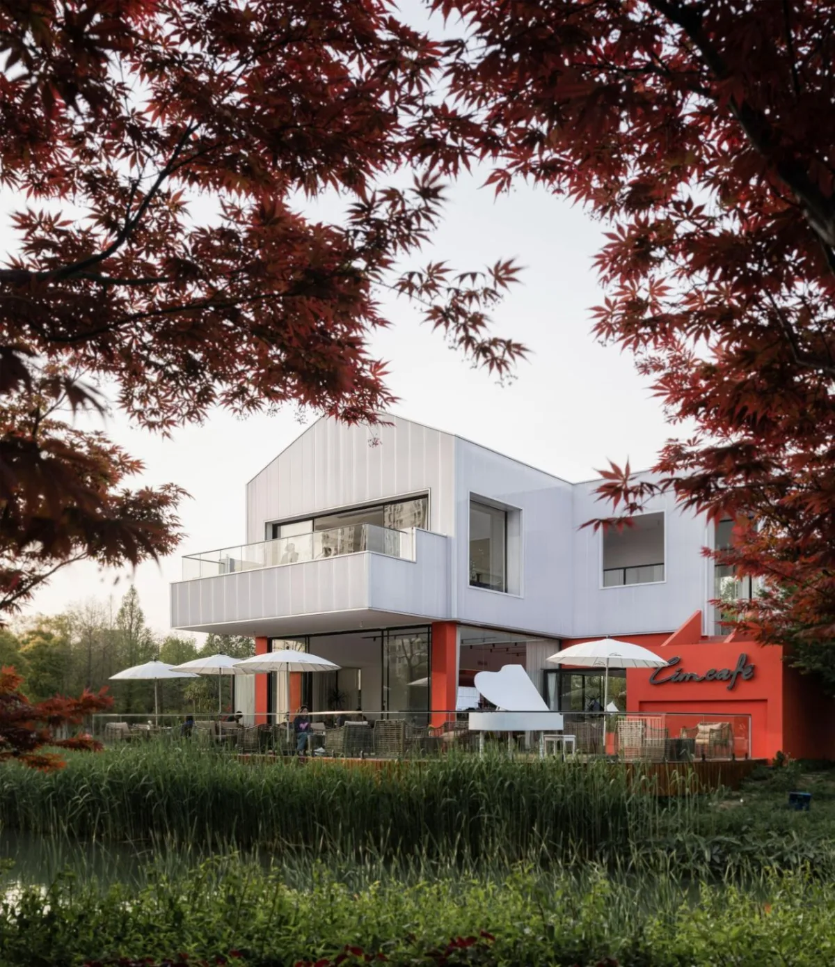 BIM建筑|古运河边的咖啡厅 / 有点建筑