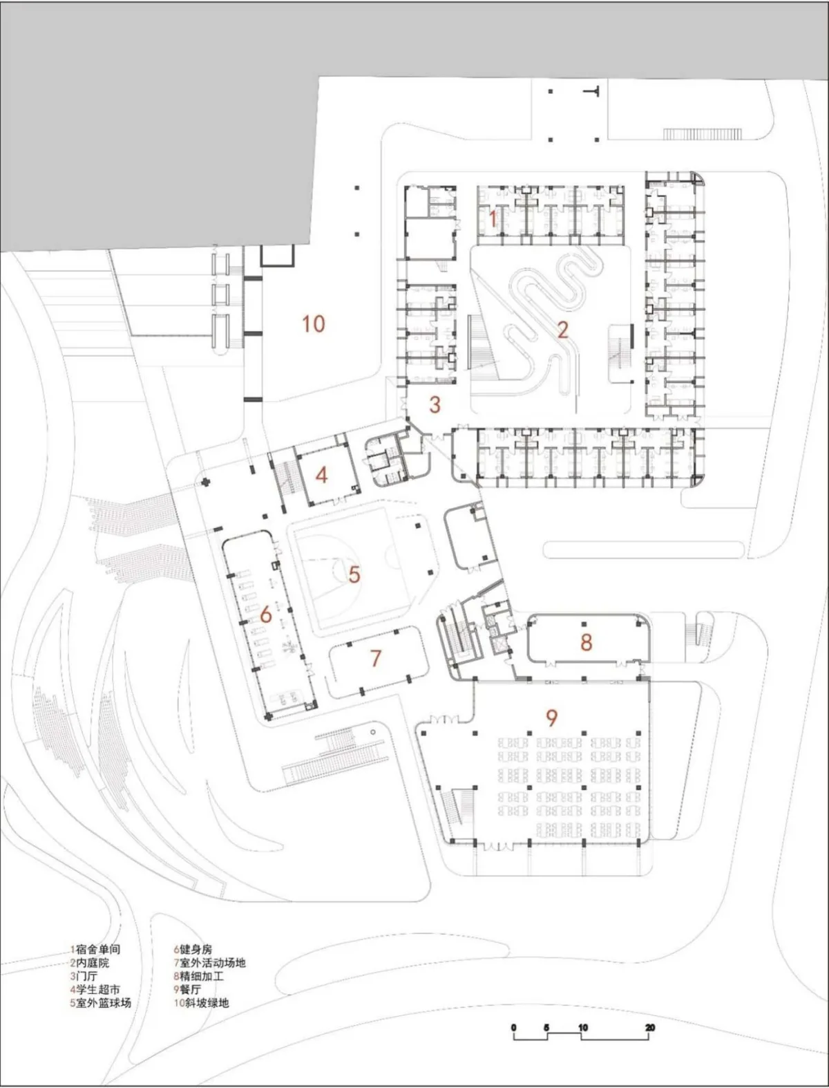 BIM建筑|电子科大长三角研究院（衢州）· 生活中心 / 同济院四时方院创新设计中心